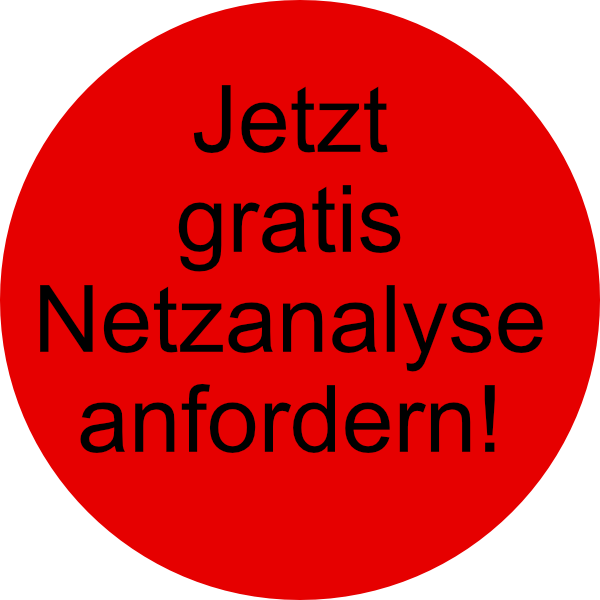 Sticker Netzanalyse anfordern